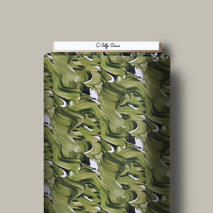 LS-F006 OLIVE ABSTRACT