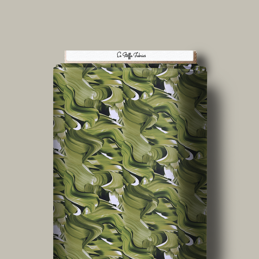 LS-F006 OLIVE ABSTRACT